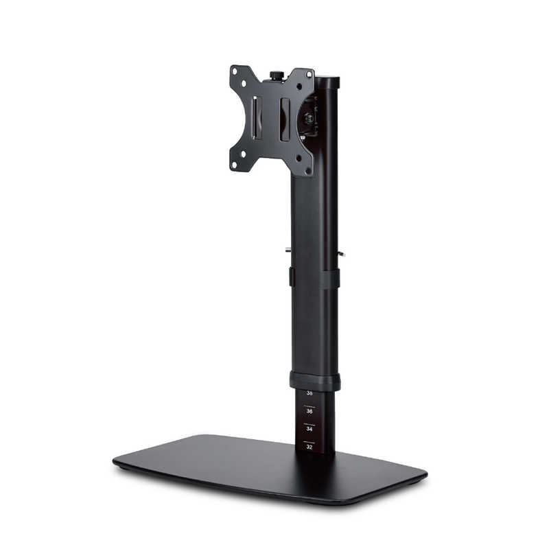 エレコム ELECOM DPA-VL01BK ディスプレイスタンド昇降タイプ 10段階 ブラック