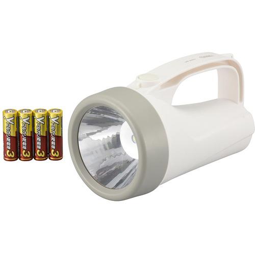オーム電機 OHM LED強力ライト 150ルーメン 単3形乾電池×4本付属 LPP-3415C7
