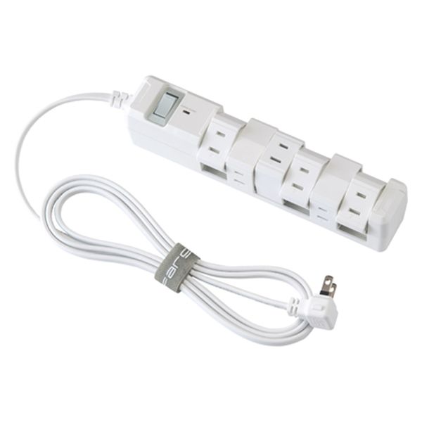 ファーゴ Fargo 延長コード 電源タップ 両面挿し 2P式 12個口 1.8m ホワイト ファーゴ TAPKING PT60612WH