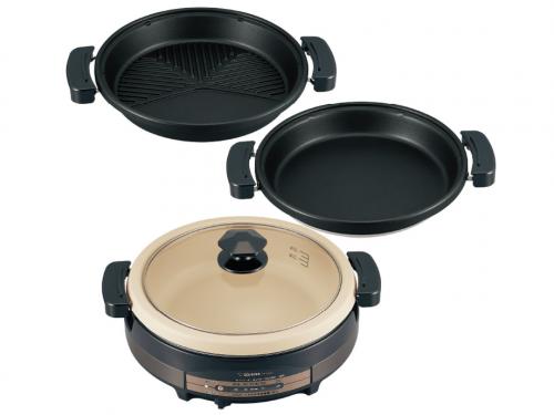 【決算10%オフクーポン対象商品】象印 ZOJIRUSHI 3枚タイプ グリルなべ ブラウン EP-RW30-TA
