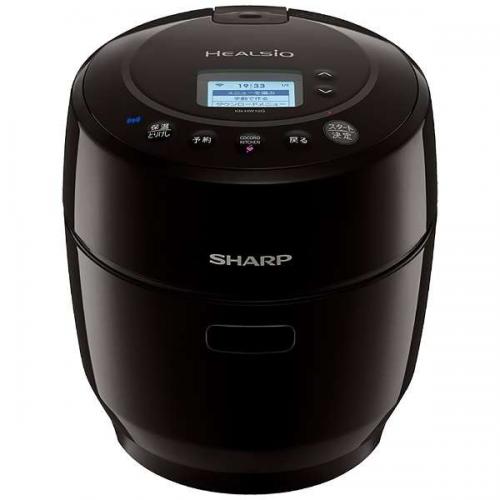 【決算20%オフクーポン対象商品】シャープ SHARP 水なし自動調理鍋 HEALSIO ホットクック 1.0L ブラック系 KN-HW10G-B