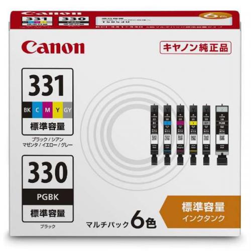 BCI-331+330/6MP 純正プリンターインク 6色マルチパック