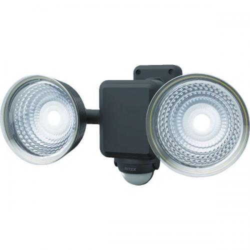 ムサシ フリーアーム式LEDソーラーセンサーライト S-25L