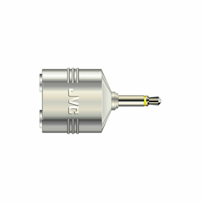 JVC 変換アダプター　ミニジャック×２－ミニプラグ AP-123A