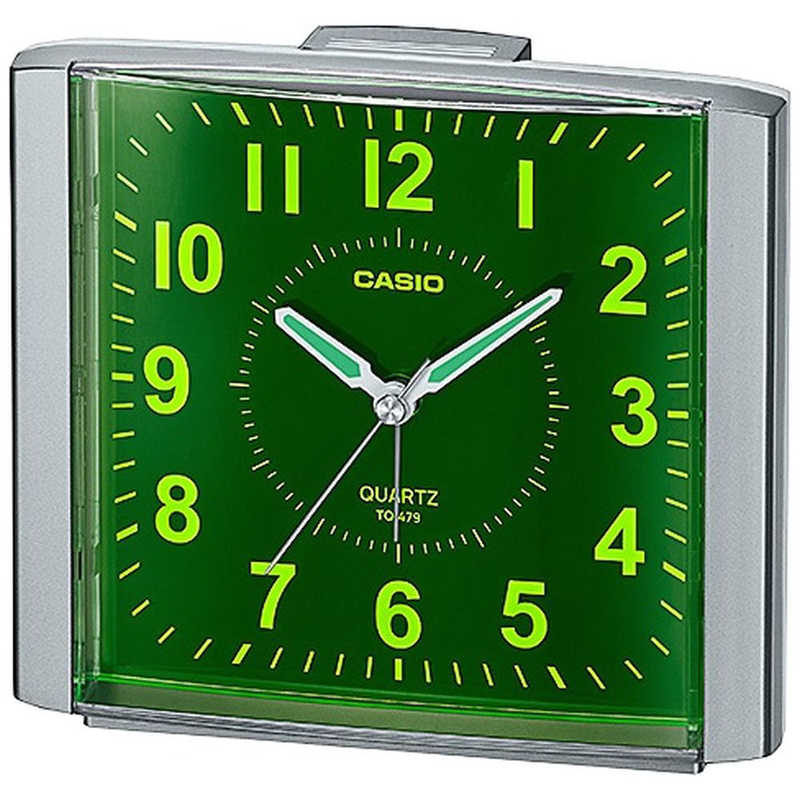 【決算20%オフクーポン対象商品】カシオ CASIO 目覚まし時計 CASIOCLOCK シルバー TQ-479-8JF