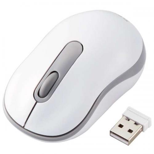エレコム ELECOM 抗菌 ワイヤレス静音光学式 マウス ホワイト M-DY10DRSKWH