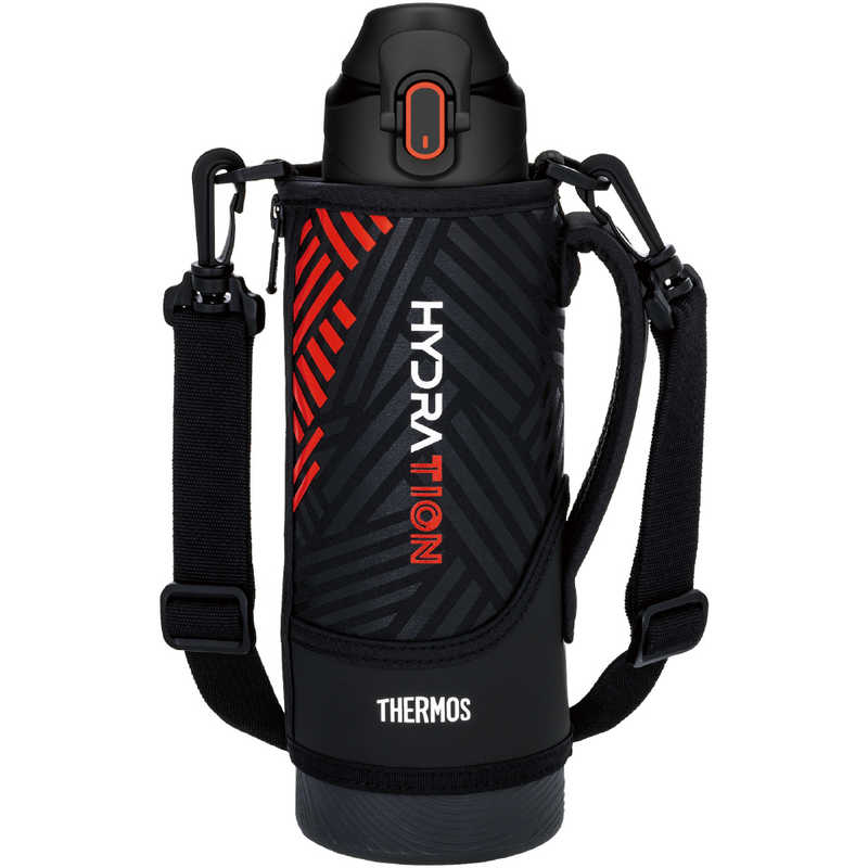 【決算20%オフクーポン対象商品】サーモス THERMOS 真空断熱スポーツボトル(1L) ブラックオレンジ FJS-1000FBKOR