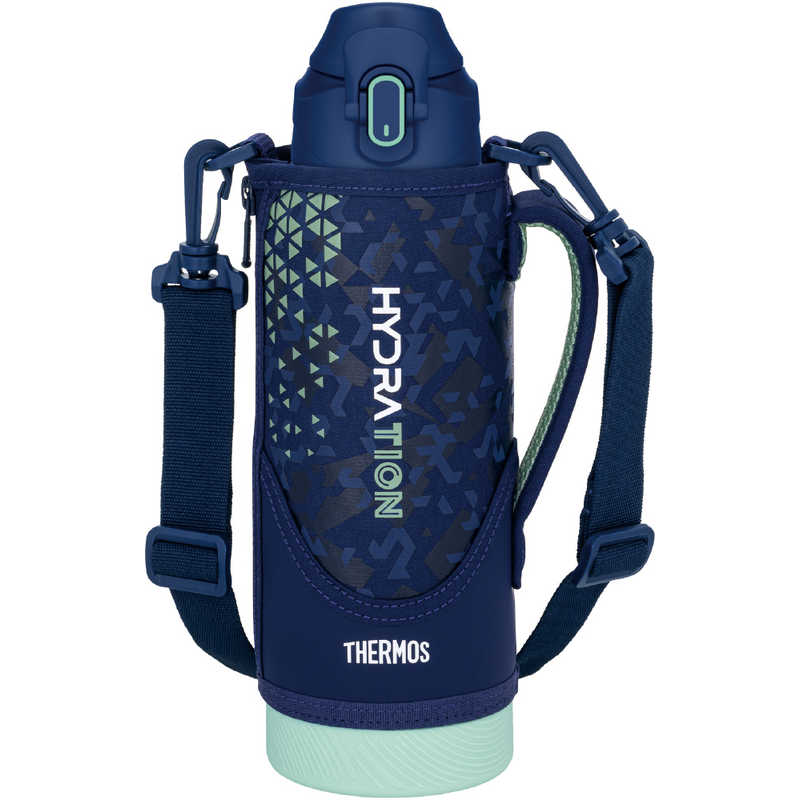 【決算20%オフクーポン対象商品】サーモス THERMOS 真空断熱スポーツボトル(1．0L) ネイビーミント FJS-1000FNVMT
