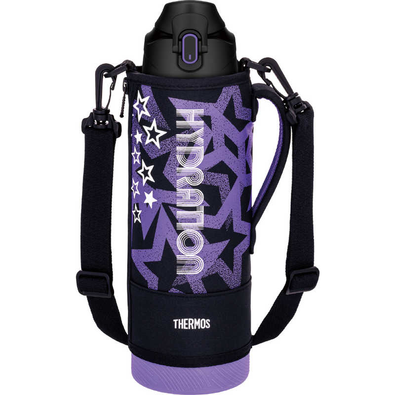 【決算20%オフクーポン対象商品】サーモス THERMOS 真空断熱スポーツボトル(1．5L) ブラックパープル FJS-1500FBKPL