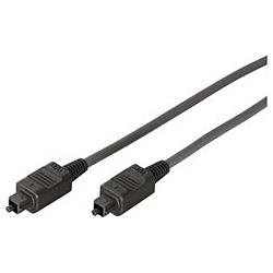 JVC ケンウッド 光デジタルケーブル 角プラグ-角プラグ 1m ブラック XN-120SA ビクター Victor