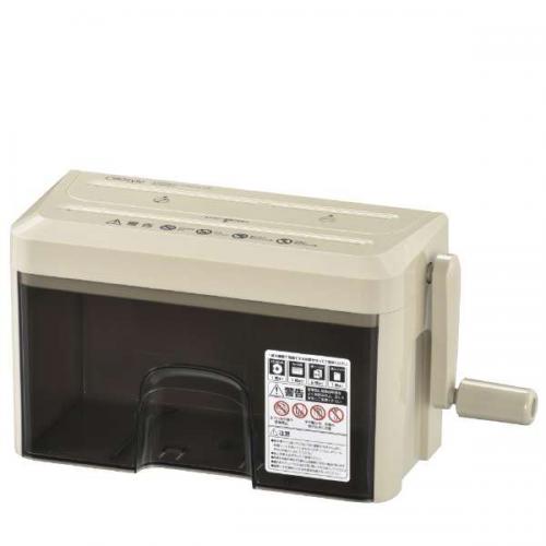 オーム電機 OHM マイクロカット ハンドシュレッダー HS-CM22-U