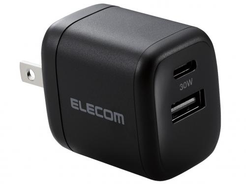 エレコム ELECOM USB Power Delivery 30W AC充電器 MPA-ACCP30BK