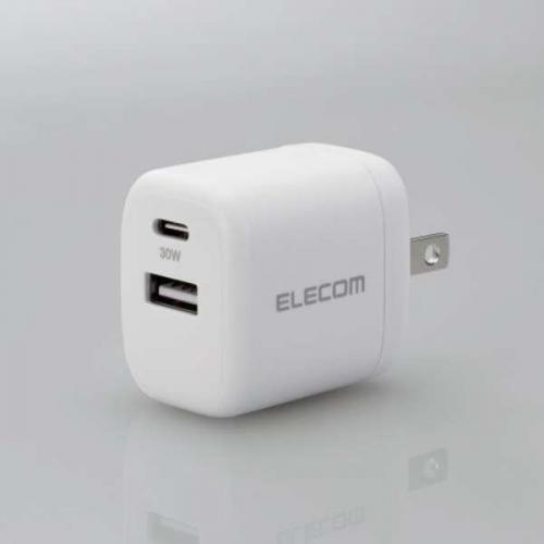 エレコム ELECOM USB Power Delivery 30W AC充電器 MPA-ACCP30WH