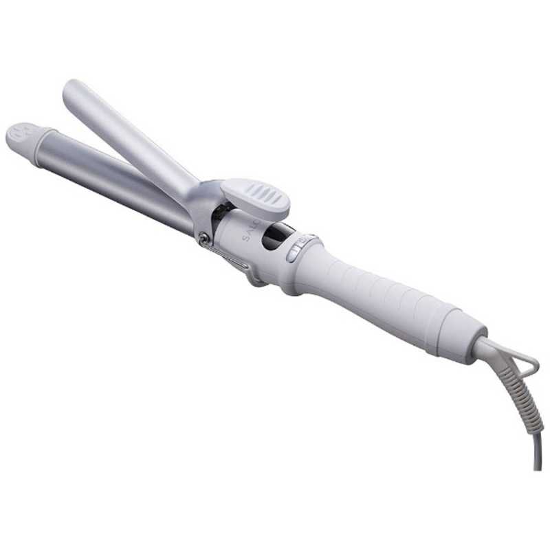 【決算20%オフクーポン対象商品】サロニア SALONIA カールアイロン 25mm ホワイト SL-008SW25