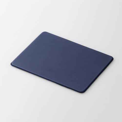 エレコム ELECOM マウスパッド ソフトレザー XLサイズ ネイビー MP-SL02NV