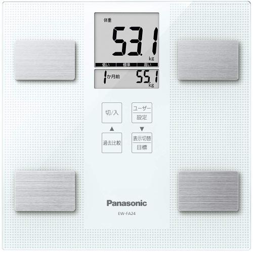 Panasonic 体重・体組成計 ホワイト EW-FA24-W パナソニック