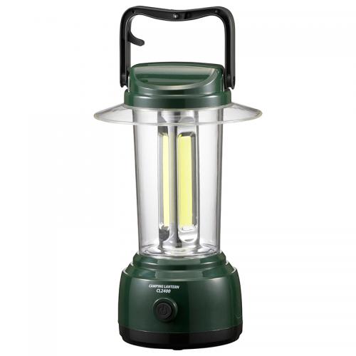 オーム電機 OHM LEDキャンピングランタン LN-CL2400-G