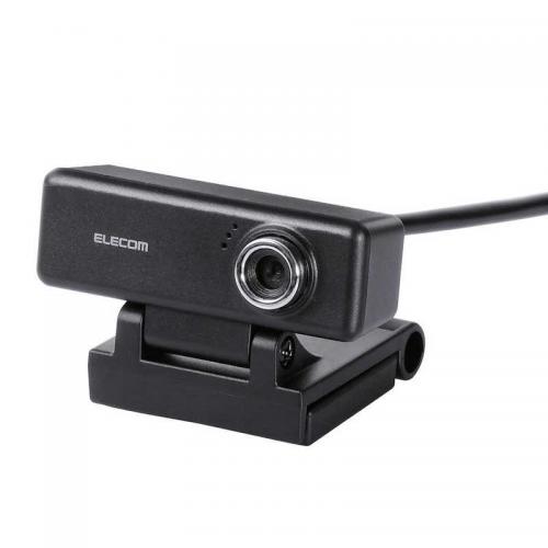 エレコム ELECOM 高画質HD対応 200万画素 Webカメラ UCAM-C520FBBK