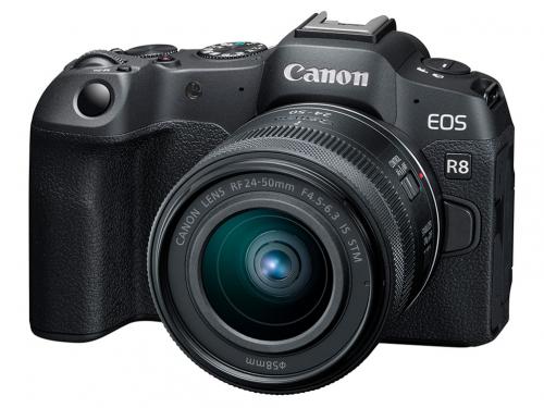 【決算10%オフクーポン対象商品】キヤノン Canon ミラーレスカメラ EOS R8・RF24-50 IS STM レンズキット EOSR8-2450ISSTMLK