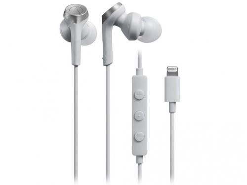 オーディオテクニカ audio-technica Lightning用イヤホン ホワイト ATH-CKS330Li-WH