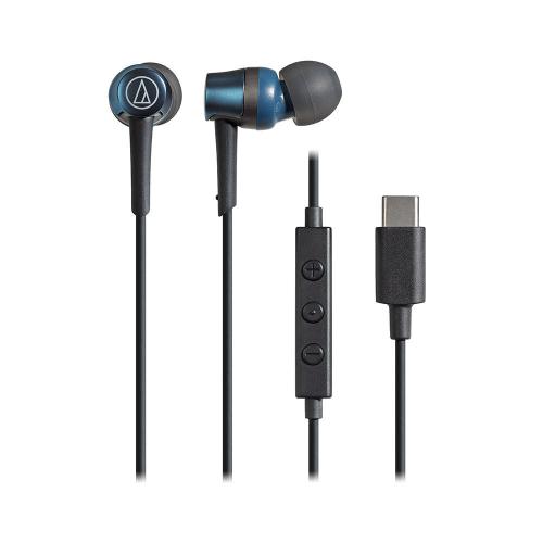 オーディオテクニカ audio-technica USB Type-C用イヤホン ブルー ATH-CKD3C-BL