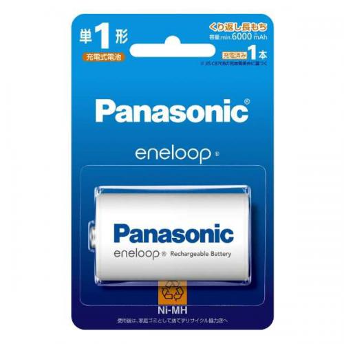Panasonic パナソニック 単1形ニッケル水素電池 / エネループ スタンダードモデル BK-1MCD-1