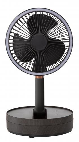 【500円OFFクーポン対象商品】スリーアップ Three-up 充電式 マルチフォールディングファン ブラウン LF-T2504BR