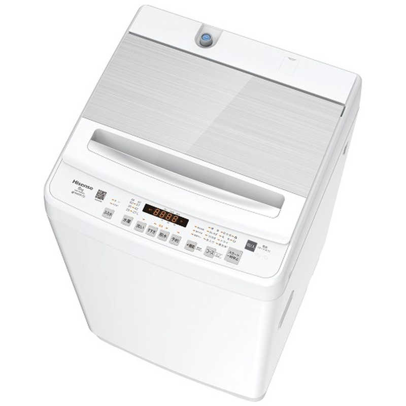 ハイセンス Hisense 全自動洗濯機 洗濯kg ホワイト HW-DG80J (大型)