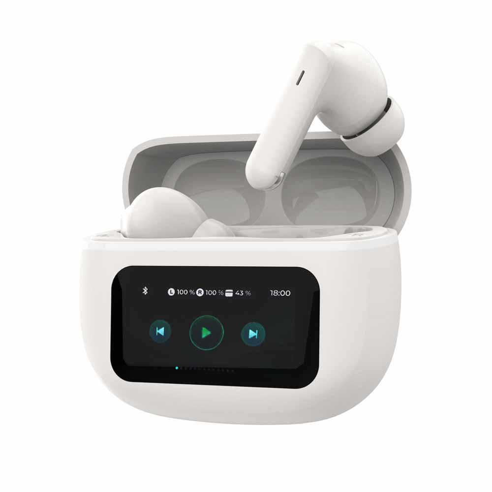 【決算20%オフクーポン対象商品】グリーンハウスGREEN HOUSE 完全ワイヤレスイヤホン ホワイト GH-TWEF-WH