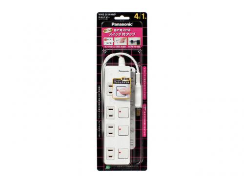 パナソニック Panasonic ケーブルタップ 4個口 1.0m WHS25149WP
