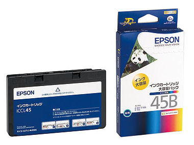 エプソン EPSON 純正インクカートリッジ 4色一体 大容量 ICCL45B