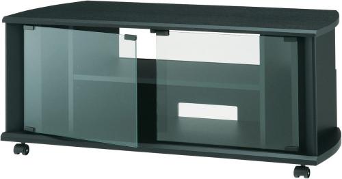 ハヤミ工産 テレビ台 ～43V型 ブラック TV-BS100H