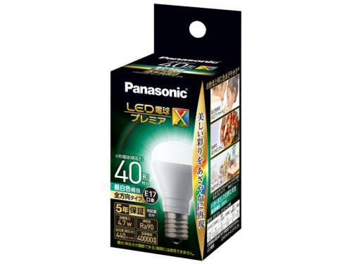 パナソニック Panasonic LED電球プレミアX 40形 E17 昼白色 LDA7NGDSK6