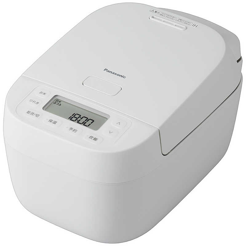 パナソニック Panasonic 炊飯器 5.5合 IHジャー 備長炭釜 ホワイト SR-N210E-W