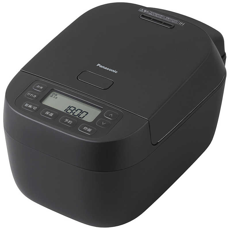 パナソニック Panasonic 炊飯器 5.5合 IHジャー 備長炭釜 ブラック SR-N210E-K