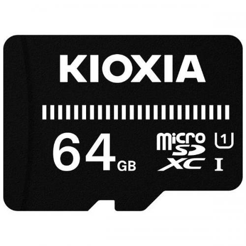 【決算20%オフクーポン対象商品】キオクシア KIOXIA microSDXCカード UHS-I EXCERIA BASIC 64GB KMUB-A064G