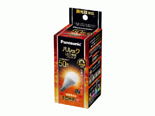 パナソニック Panasonic LED電球 パルック プレミア E17 50形 電球色 LDA6LGE17DSK5