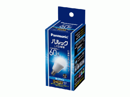 パナソニック Panasonic LED電球 パルック E17 60形 昼白色 LDA7DGE17SK6
