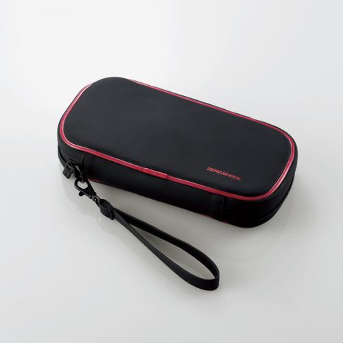 【アウトレット】エレコム Switch Lite用ZEROSHOCKポーチ(撥水仕様) GM-NSLZSPWRD [レッド]〈GMNSLZSPWRD〉