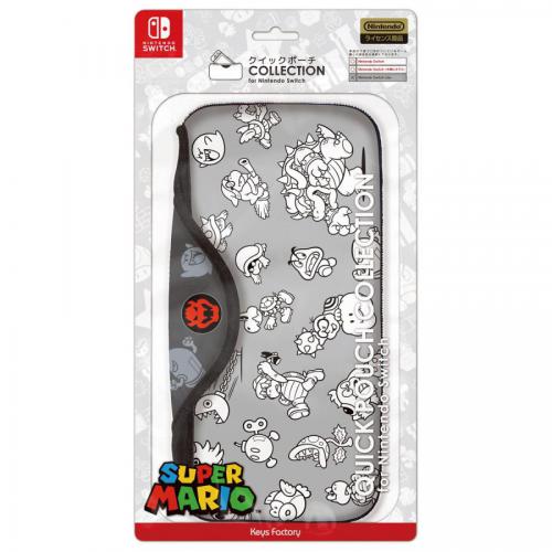 【決算10%オフクーポン対象商品】【アウトレット】キーズファクトリー KeysFactory クイックポーチ COLLECTION for Nintendo Switch(スーパーマリオ)Type-B CQP-017-2【Switch】
