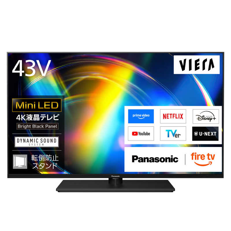 パナソニック Panasonic 4K液晶テレビ MiniLED 43V型 TV-43W95C