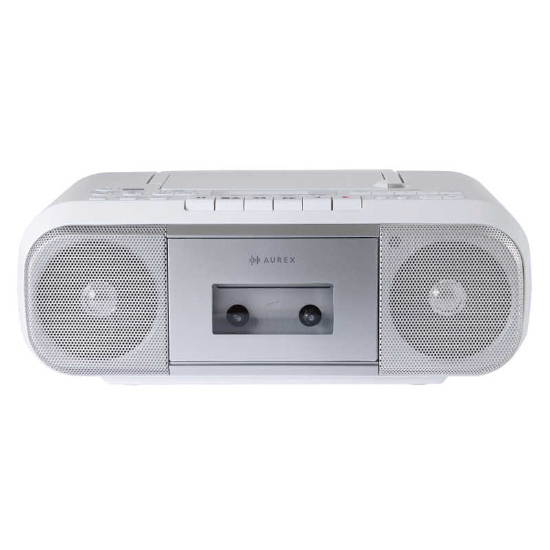 東芝 TOSHIBA CDラジカセ AUREX ［ワイドFM対応］ シルバー AX-KCRR60-S