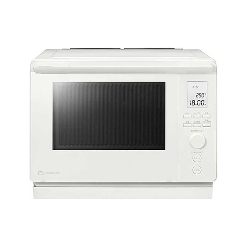 【決算20%オフクーポン対象商品】東芝 TOSHIBA 角皿式スチームオーブンレンジ 30L フラット 石窯ドーム 上下ヒーター式 ハイアングル赤外線センサー ミルキーホワイト ER-D100C-W
