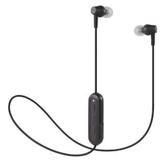 オーディオテクニカ audio-technica bluetoothイヤホン カナル型 ブラック ATH-CK150BT BK