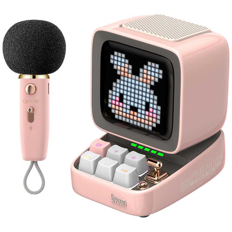 【決算20%オフクーポン対象商品】ディブーム DIVOOM スピーカー Ditoo-5M ピンク DITOO-5MPINK
