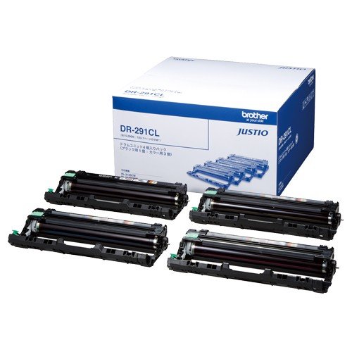 ブラザー brother  純正ドラムユニット4個入りパック(モノクロ1個、カラー3個)DR-291CL