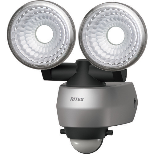 【決算20%オフクーポン対象商品】ムサシ LEDセンサーライト 7.5W×2灯 LED-AC315