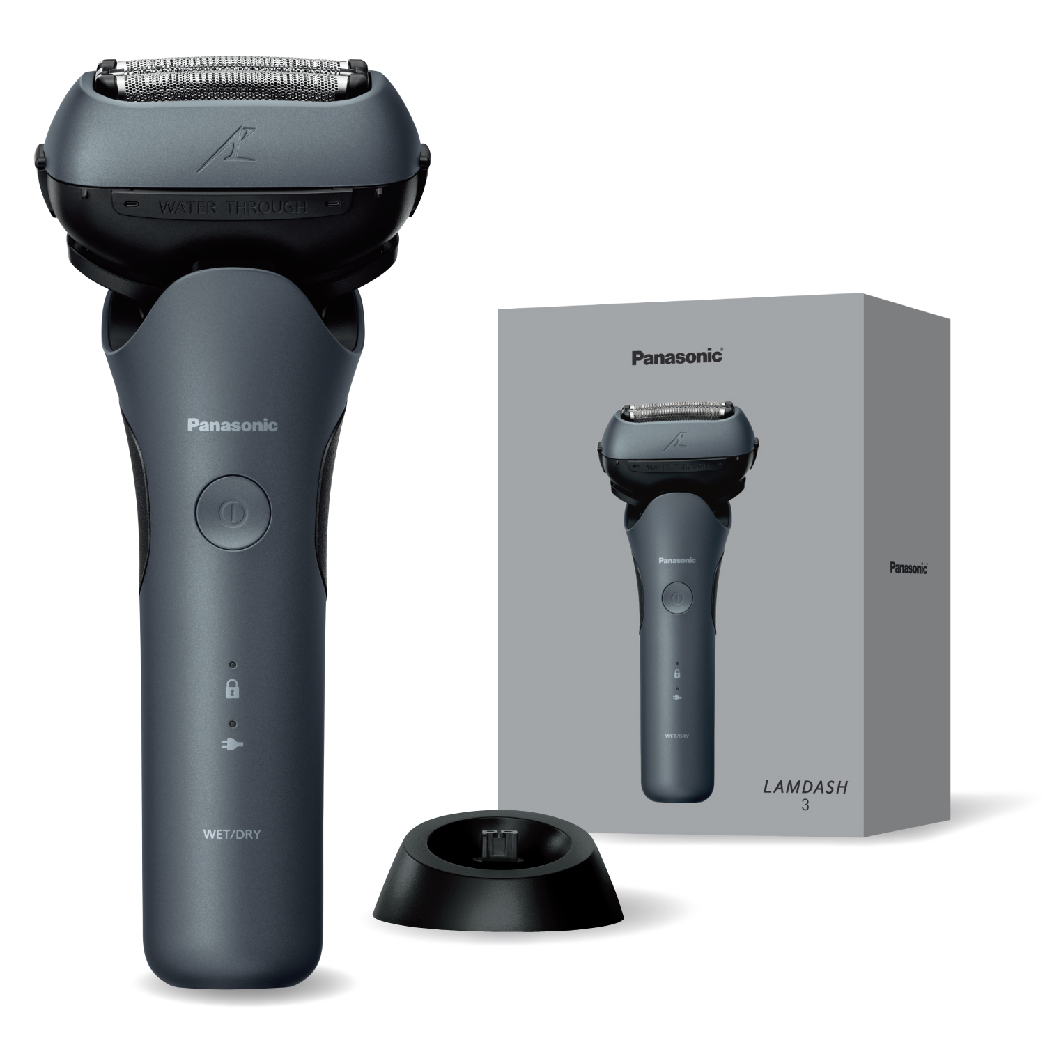 【決算10%オフクーポン対象商品】パナソニック Panasonic メンズシェーバー LAMDASH（ラムダッシュ） 3枚刃 ハイグレードモデル ティールブルー ES-L362W-A
