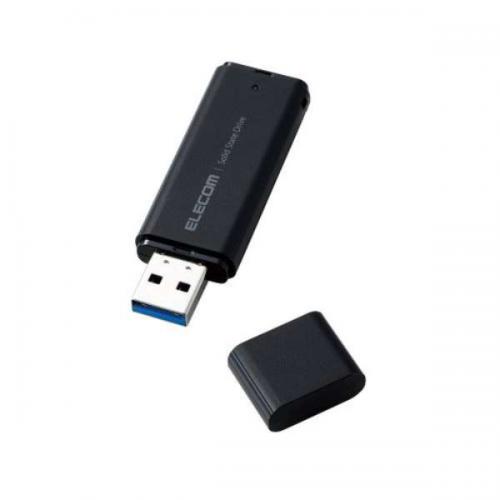 エレコム ELECOM 外付けSSD 500GB ブラック ESD-EYB0500GBK