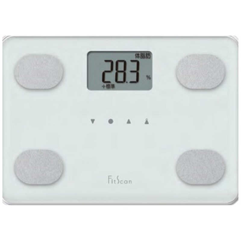 【決算20%オフクーポン対象商品】タニタ TANITA 体組成計 Fitscan ホワイト FS-105 WH